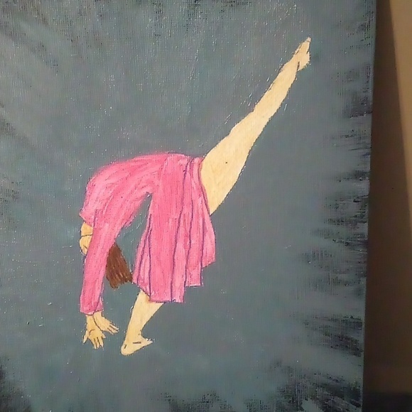 Hand Painted Dance The Night Away Painting - 8" X 10" - Picture 2 of 5